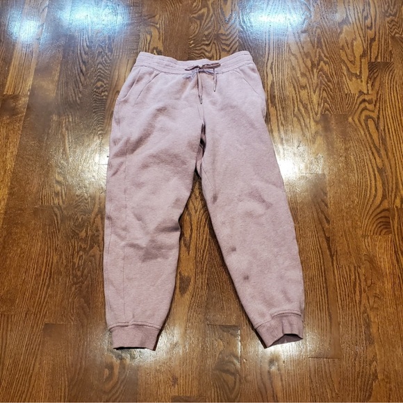 Lululemon scuba high rise jogger 8 heathered pink taupe - Picture 2 of 6